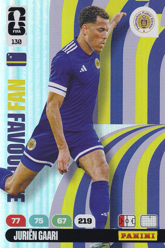 Jurien Gaari Fan Favourite Card #130 - FIFA WORLD CUP 2026 - Panini Adrenalyn XL