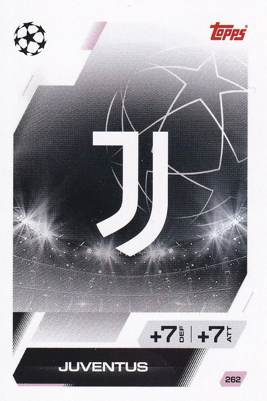 Juventus Badge/Crest Card #262 - Topps Match Attax 25/26 (2025/2026)