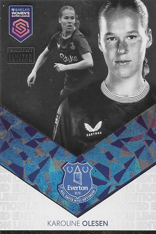 KAROLINE OLESEN Limited Edition Card - Panini Adrenalyn XL WSL 2025 Women's Super League Everton