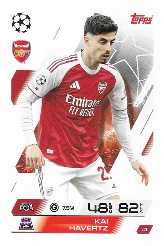 Kai Havertz Base Card #41 - Topps Match Attax 25/26 (2025/2026) Arsenal
