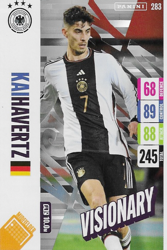 Kai Havertz Visionary Card No 283 - Adrenalyn XL 2024 Tournament Edition by Panini