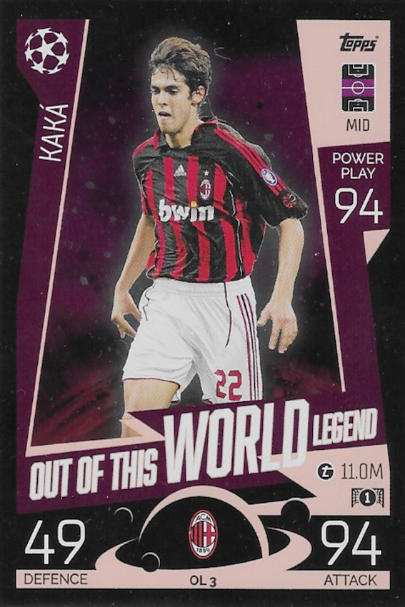 Kaka Out Of this World Card OL 3 - Topps Match Attax Extra 2022/23