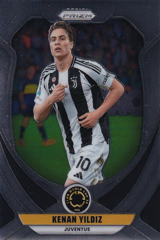 Kenan Yıldız 2025 Panini Prizm FIFA Club World Cup Base Card #120 Juventus