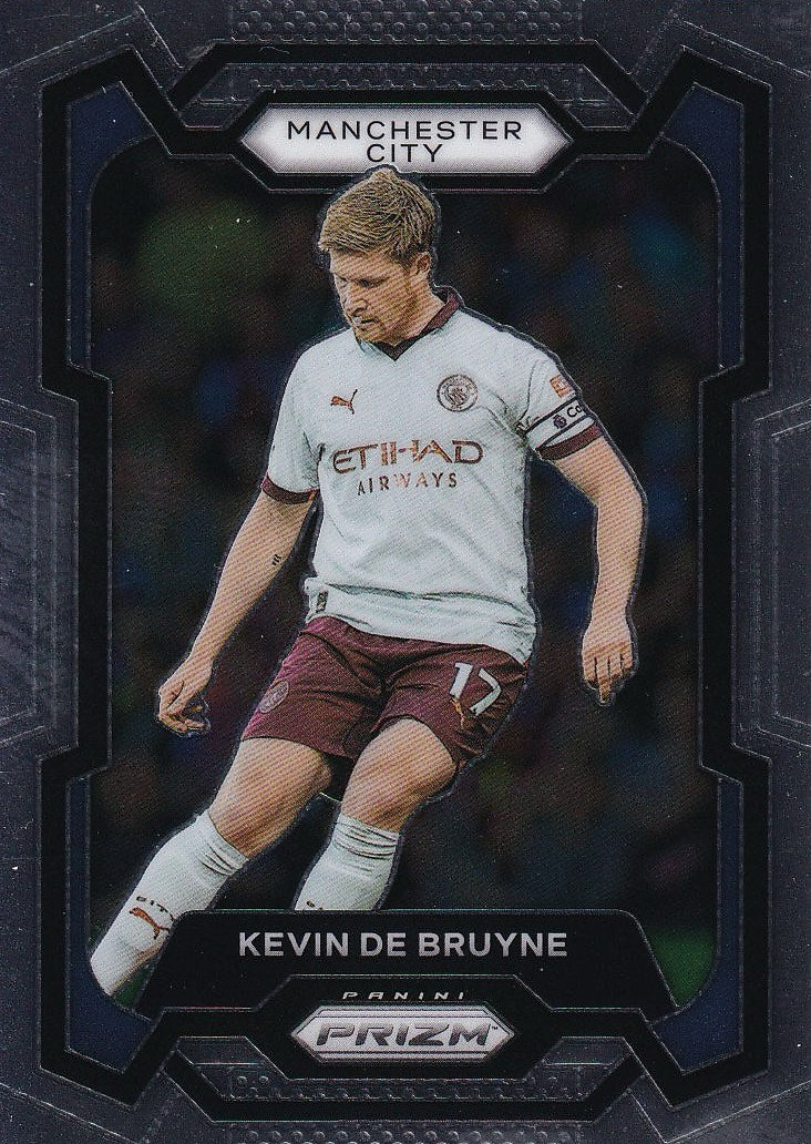 Kevin De Bruyne Base Card #7 - 2023-24 Panini Prizm Premier League Soccer - Manchester City
