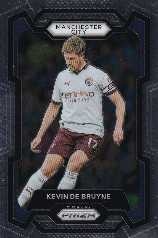 Kevin De Bruyne Base Card #7 - 2023-24 Panini Prizm Premier League Soccer - Manchester City