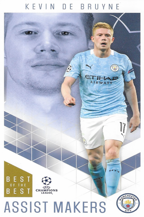 Kevin De Bruyne Topps 2020/21 Supersize Card #37 - Best of the Best (Promo) Manchester City