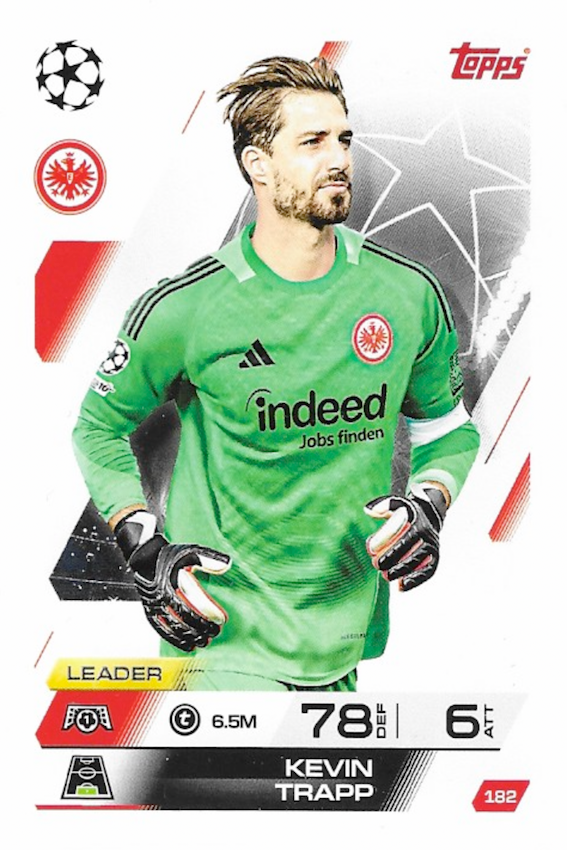 Kevin Trapp Base Card #182 - Topps Match Attax 25/26 (2025/2026) Eintracht Frankfurt
