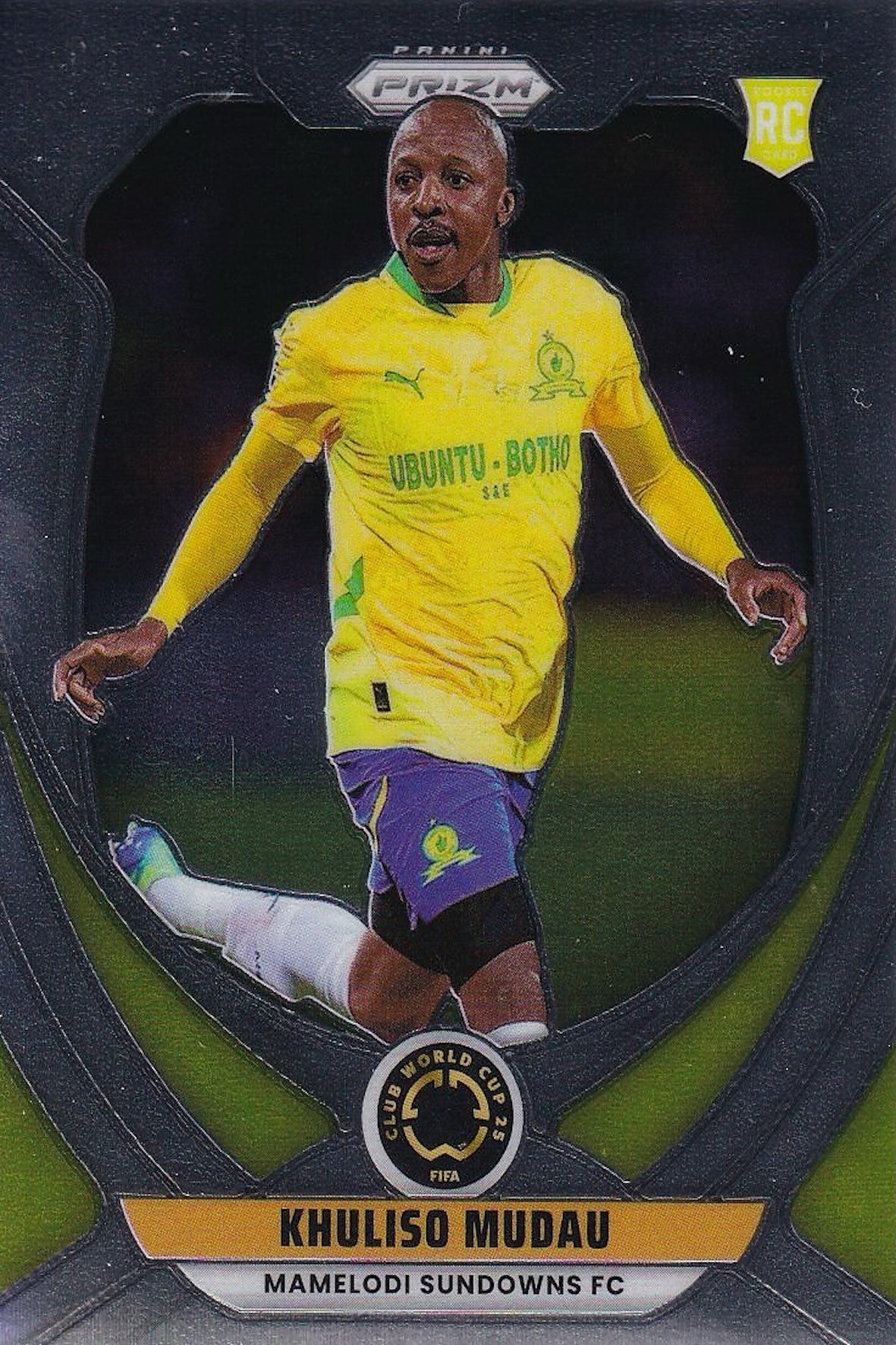 Khuliso Mudau Rookie (RC) Base Card #129 - Panini Prizm FIFA Club World Cup 25 (2025) - Mamelodi Sundowns F.C.