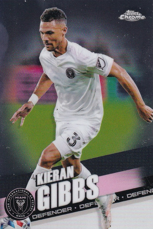 Kieran Gibbs Base Card #185 - Topps Chrome MLS 2022 - Inter Miami CF