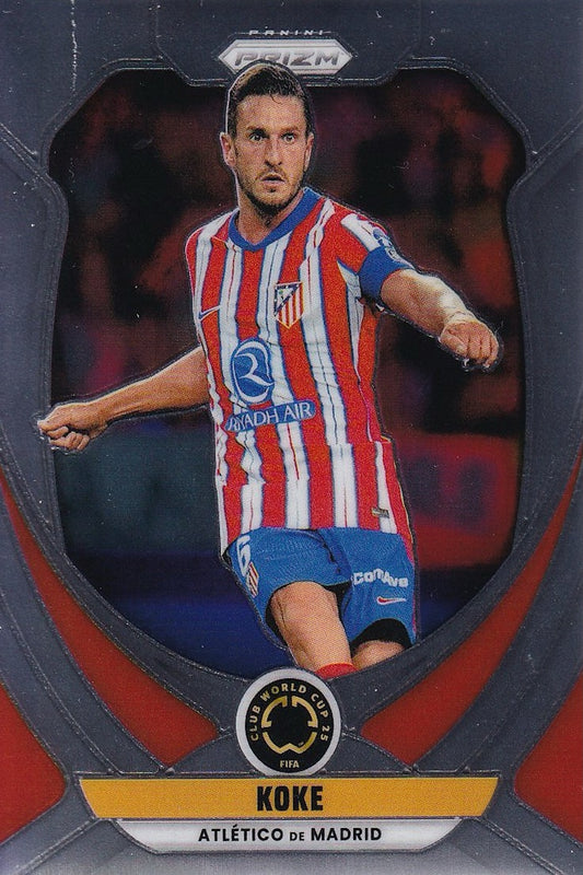 Koke Base Card #26 - Panini Prizm FIFA Club World Cup 25 (2025) - Atlético Madrid