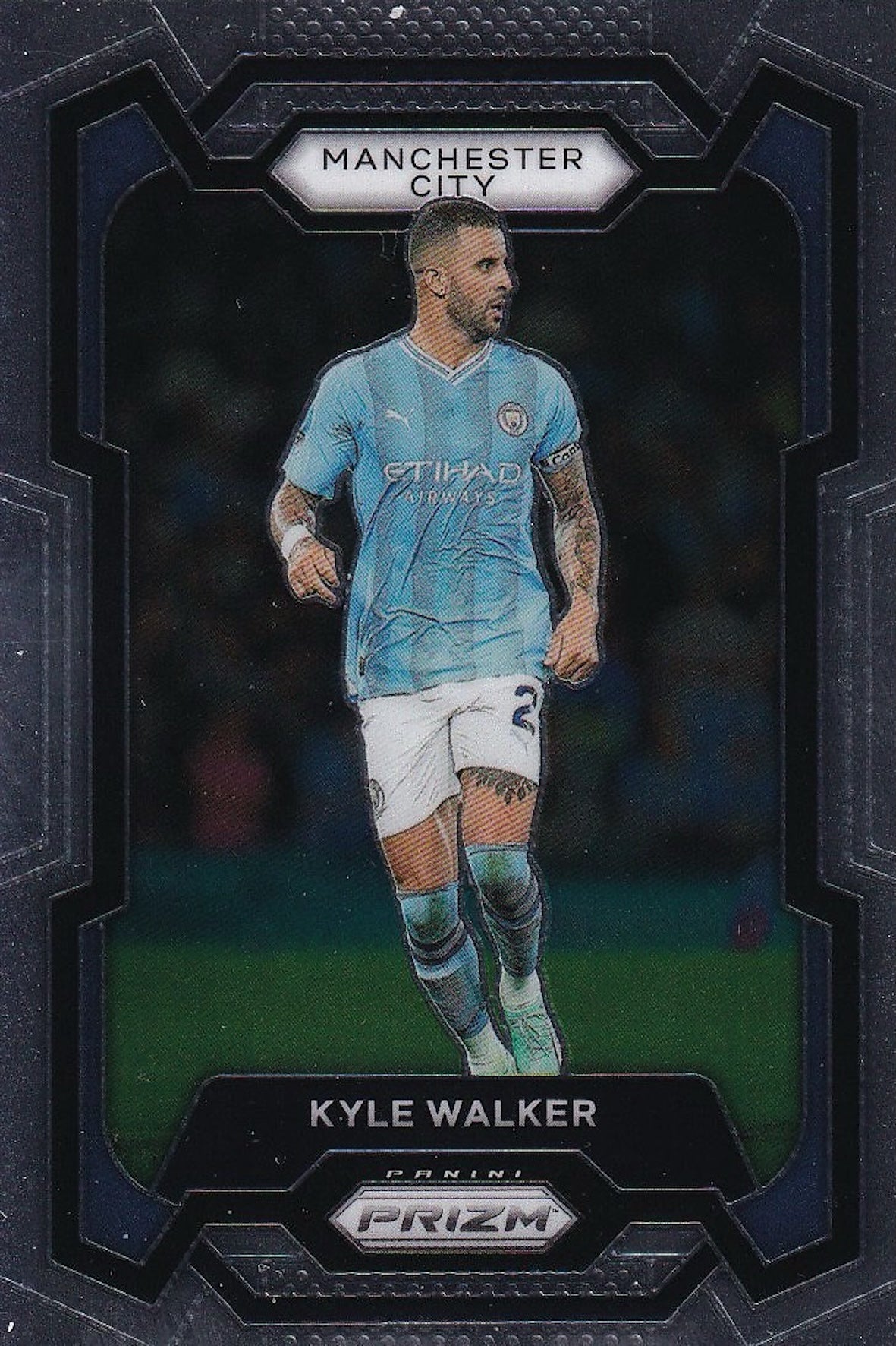 Kyle Walker Base Card #12 - 2023-24 Panini Prizm Premier League Soccer - Manchester City