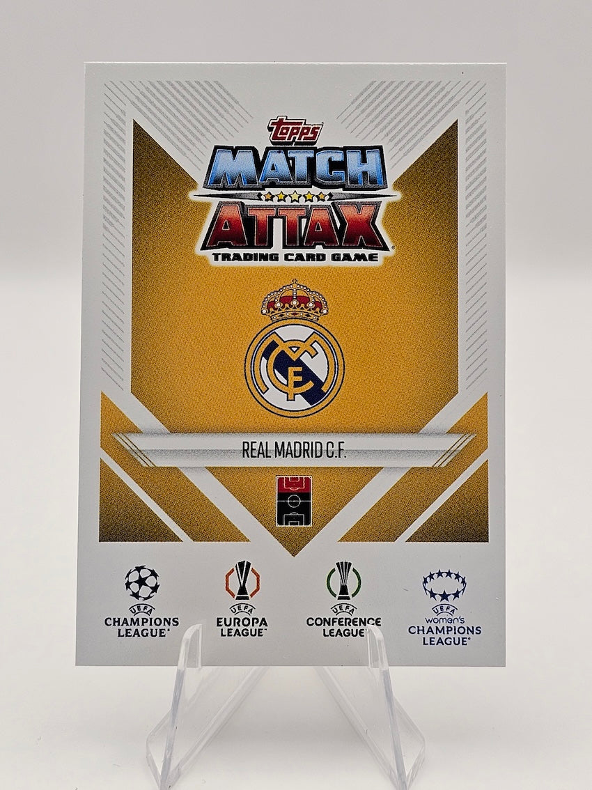 Kylian Mbappe PURPLE PARALLEL Hat Trick Hero Card #328 - Match Attax EXTRA 24/25 (2024/2025)