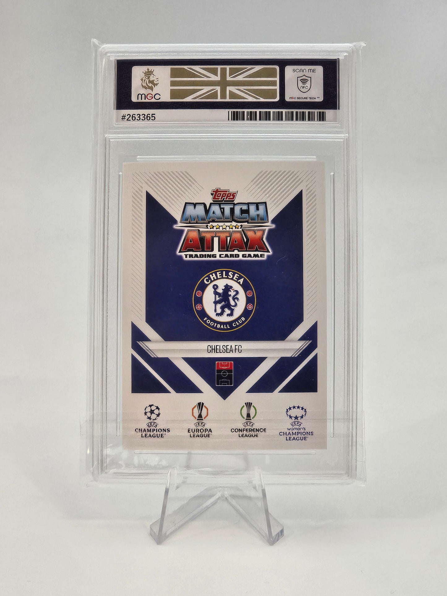 Lauren James Invinciballer Card #INV4 | Match Attax Extra 24/25 Graded MGC 9 (Back of card)