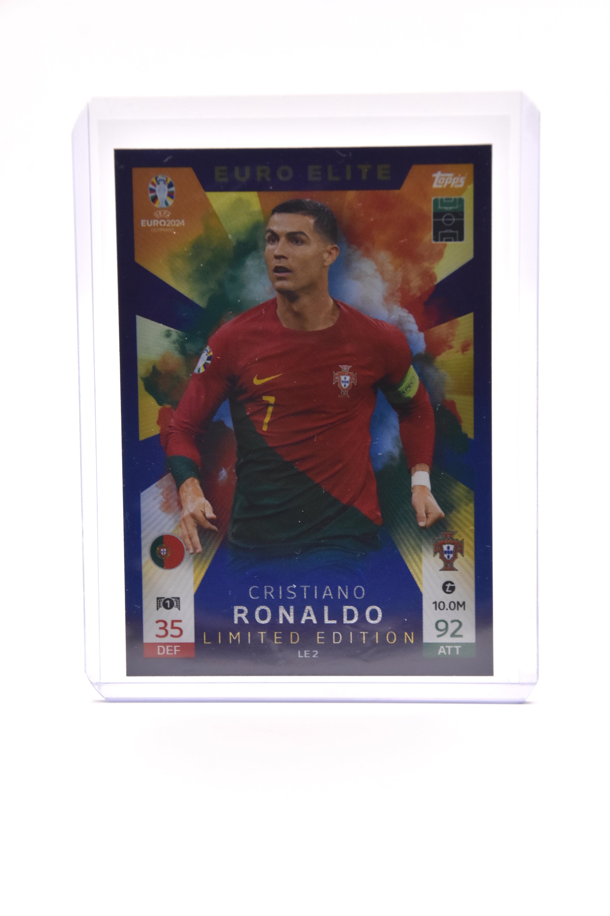 LE2 Cristiano Ronaldo (Portugal) Limited Edition Card - Match Attax Uefa Euro 2024