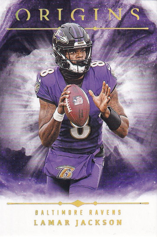 Lamar Jackson Card #70 - 2024 Panini Origins - Baltimore Ravens