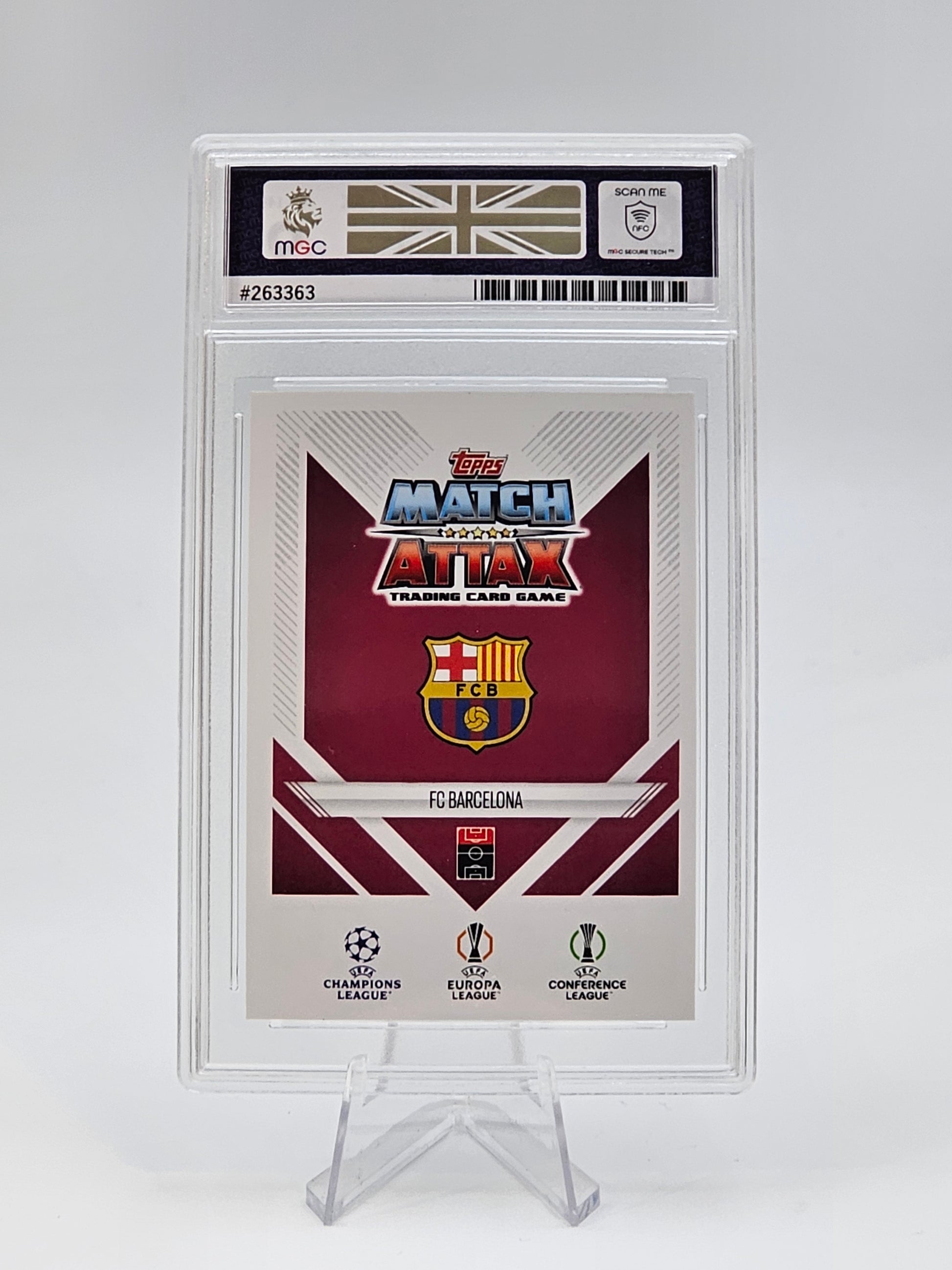Lamine Yamal Base Card #149 - Topps MATCH ATTAX 2024/2025 - MGC 9 Graded / Slab