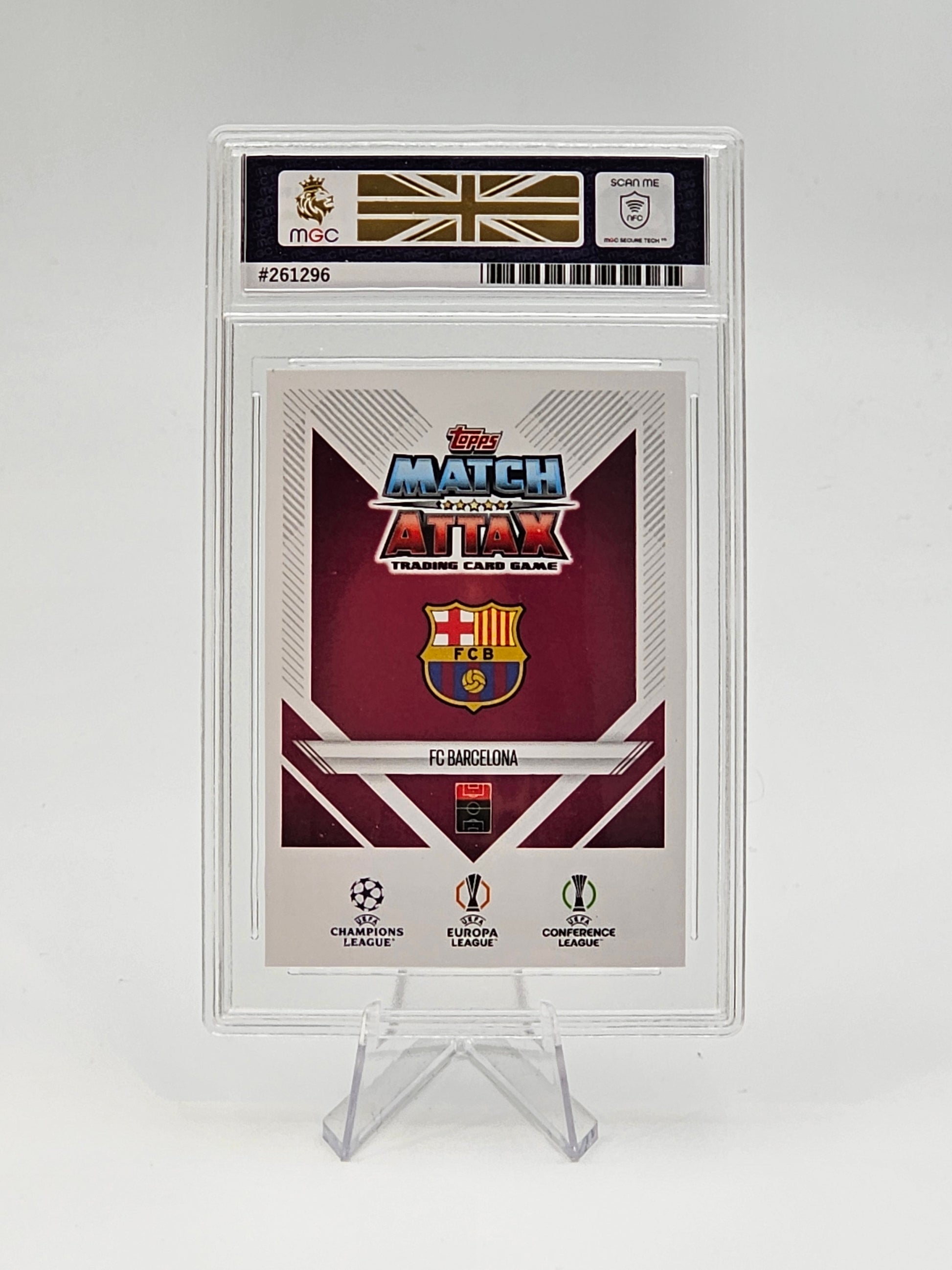 Back of card - Lamine Yamal Base Card 149 - Topps MATCH ATTAX 2024 2025 - MGC Graded 10 (Majesty Grading Company) 261296