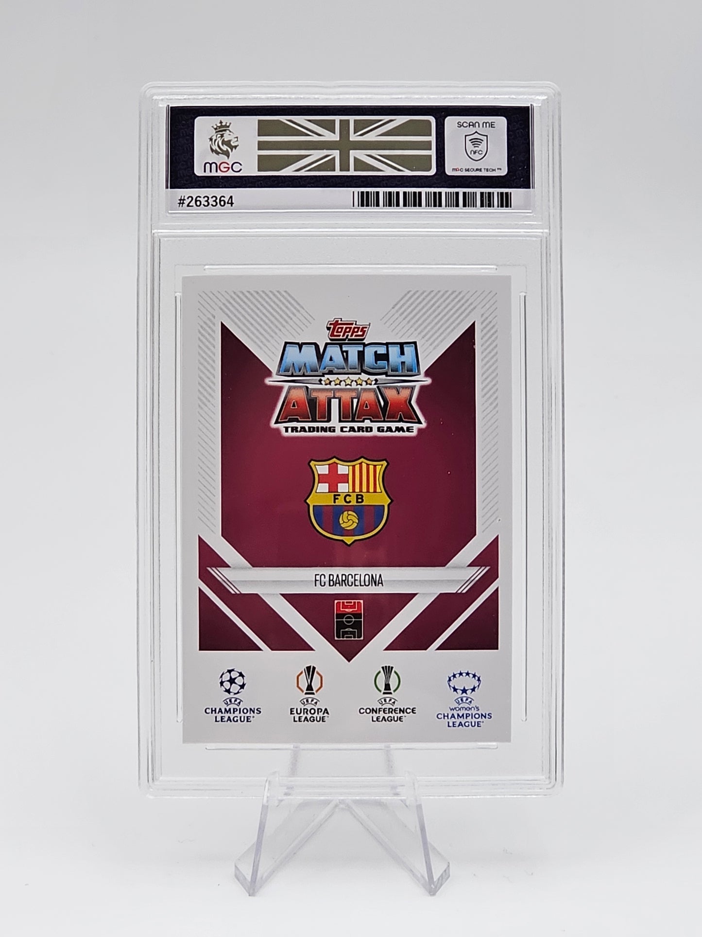 Lamine Yamal Graded Football Card (Rear)