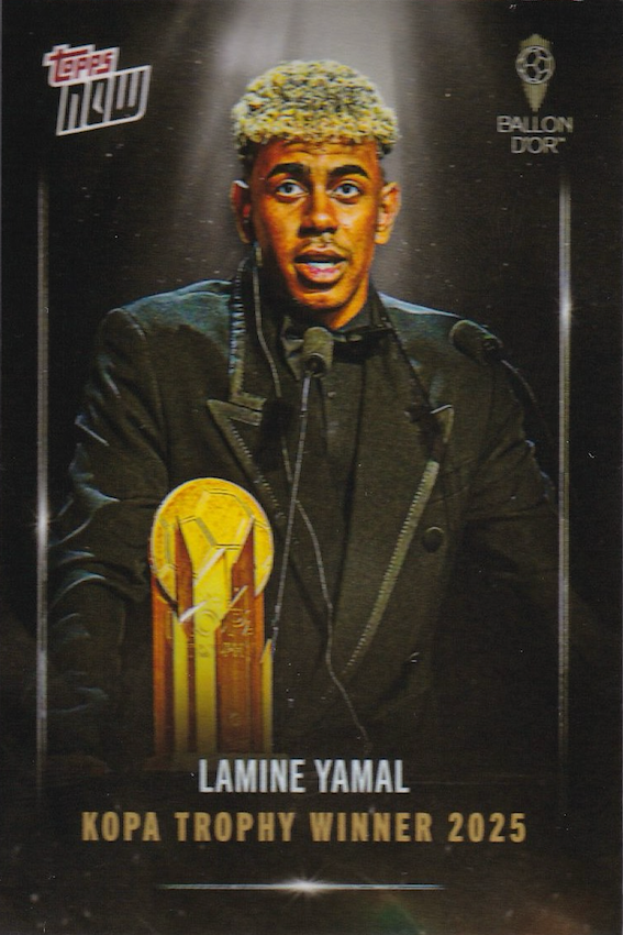 Lamine Yamal MGC 9 2025 Kopa Trophy Winner 2025 Topps Now GRADED Card #006