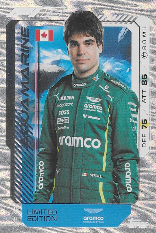 Lance Stroll Limited Edition Card #LE25 - Topps Turbo Attax 2025