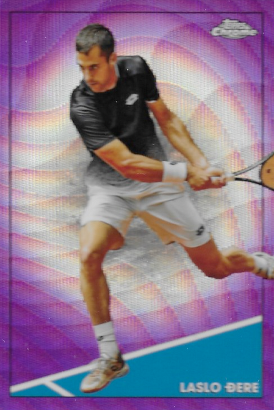 Laslo Dere - 2021 Topps Chrome Purple Wave Refractor #17 Rookie RC 036/199