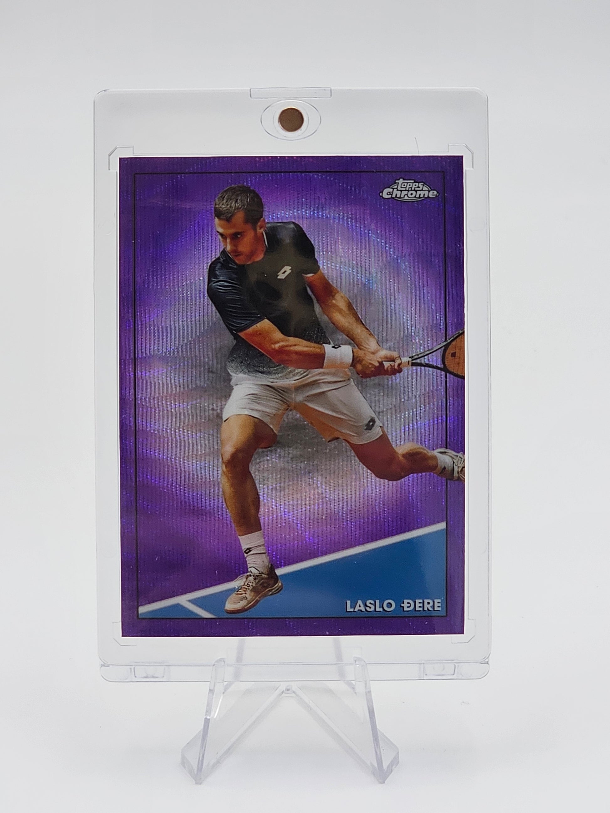 Laslo Dere - 2021 Topps Chrome Purple Wave Refractor #17 Rookie RC 036/199