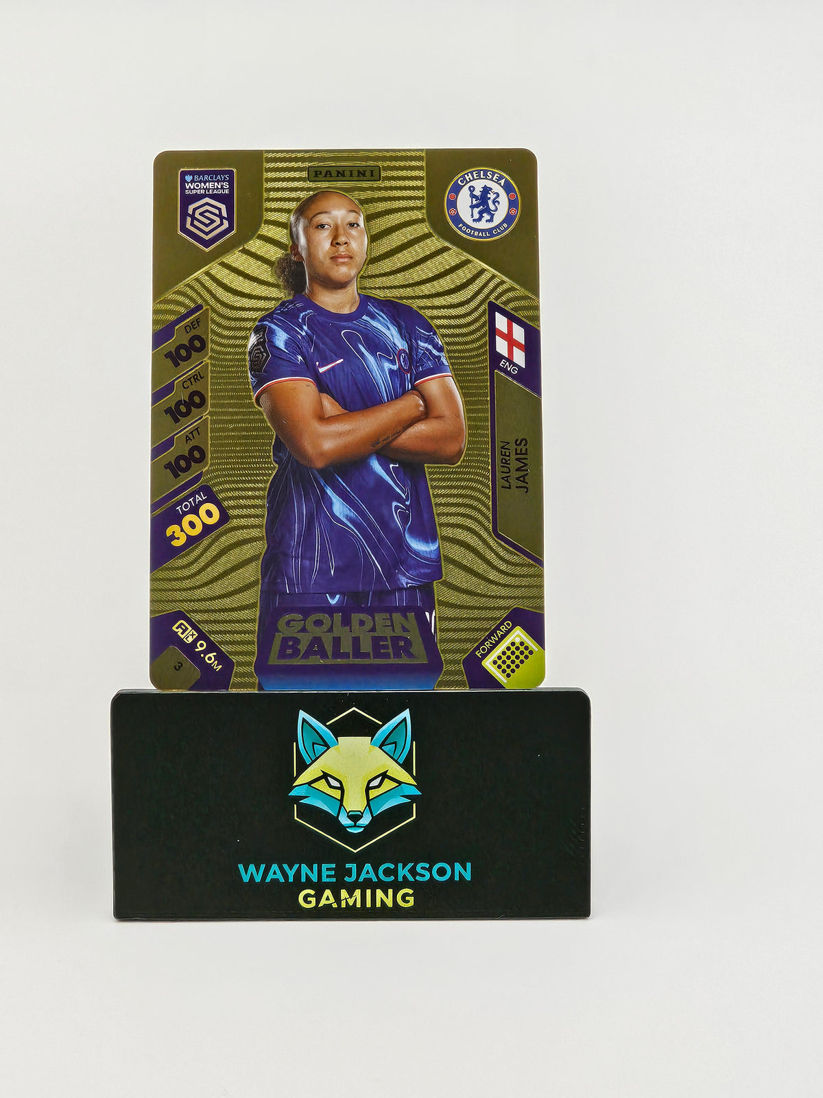 Lauren James Golden Baller #3 - Panini WSL Adrenalyn XL 2025 (Chelsea) - MINT Condition!