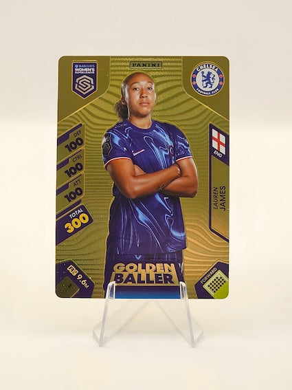 Lauren James Golden Baller #3 - Panini WSL Adrenalyn XL 2025 (Chelsea) - MINT Condition! front of card