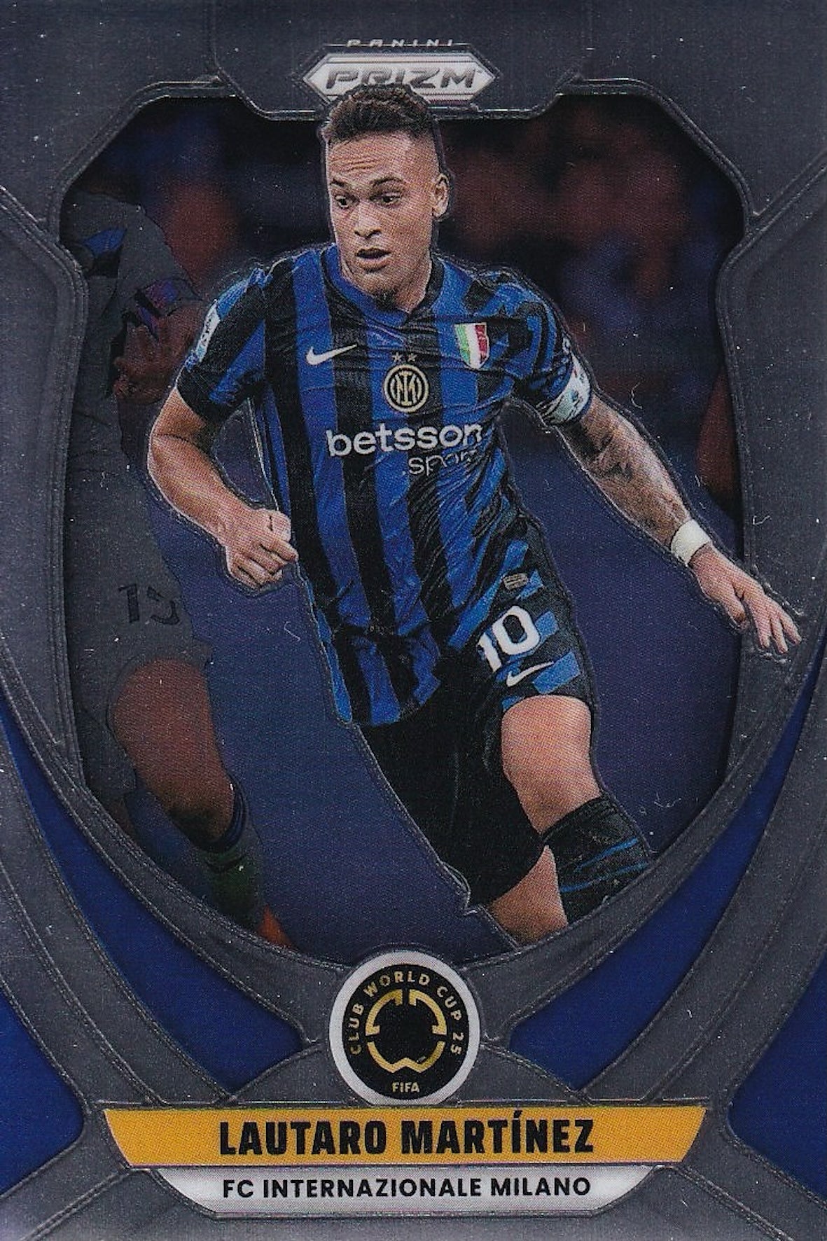 Lautaro Martínez Base Card #91 - Panini Prizm FIFA Club World Cup 25 (2025) - Inter Milan