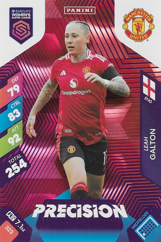 Leah Galton Precision Card #323 - WSL 2025 Women's Super League - Panini Adrenalyn XL