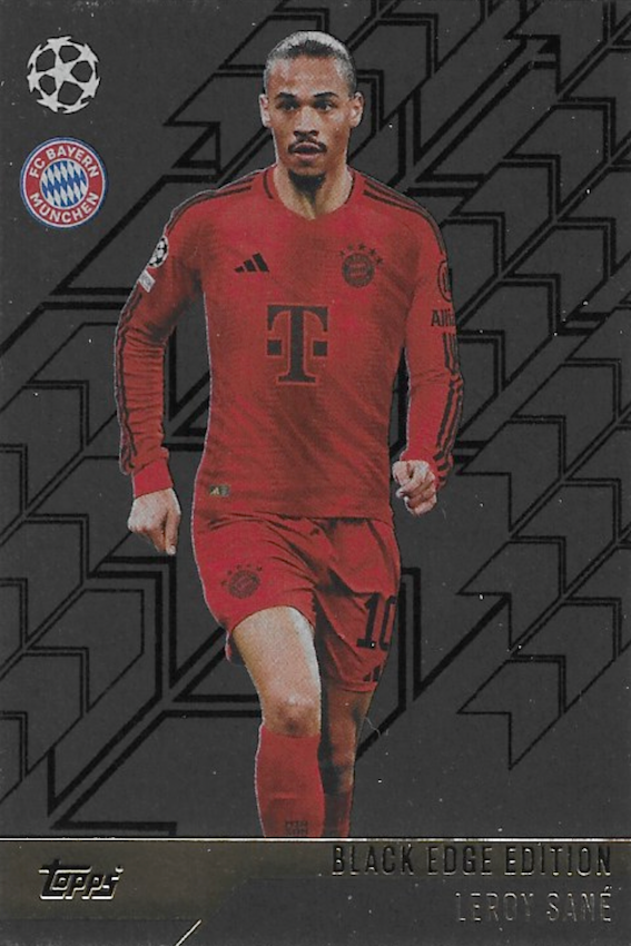 Leroy Sane Black Edition Edition Card Number BE 8 - Topps MATCH ATTAX 2024/2025