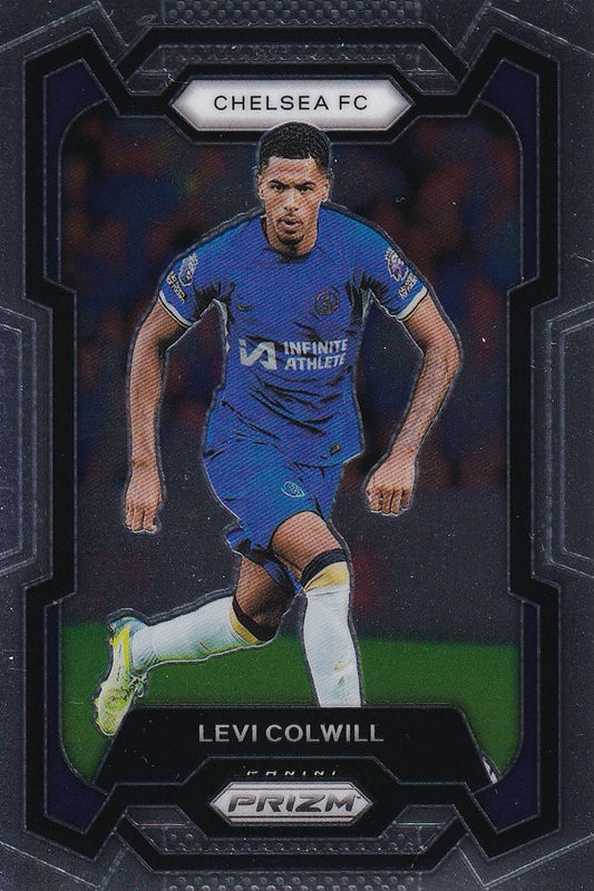 Levi Colwill Base Card #198 - 2023-24 Panini Prizm Premier League Soccer - Chelsea