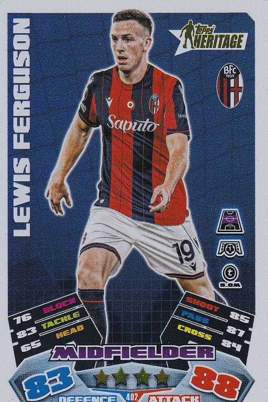 Lewis Ferguson Heritage Card #402 - Topps Match Attax 25/26 (2025/2026) - Bologna