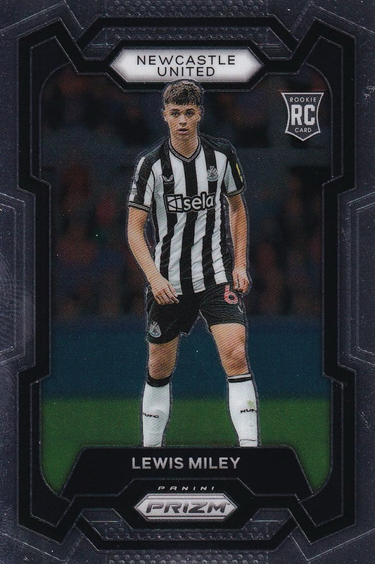 Lewis Miley Rookie Card #72, Panini Prizm Premier League 23-24 (Newcastle United) 2023-2024