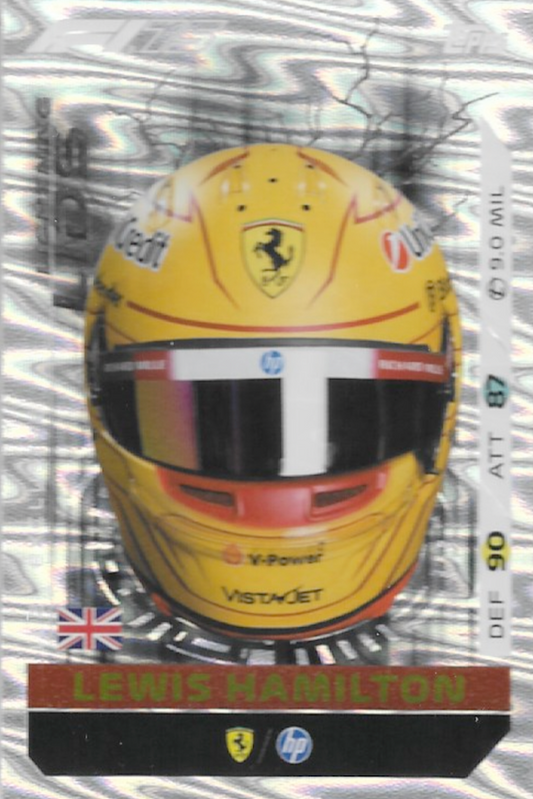 Lewis Hamilton Lightning Lids Limited Edition Card - 2025 Topps Turbo Attax MGC8 Graded