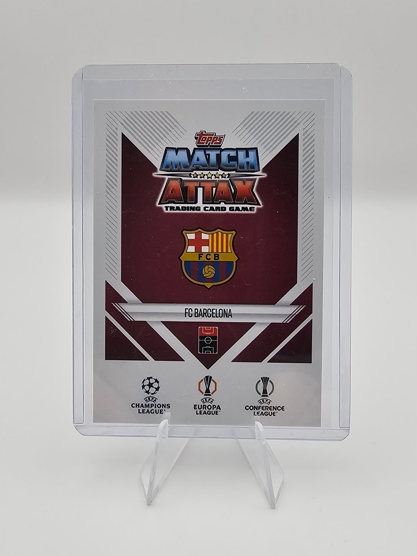 Lionel Messi Vintage Vibes Legend (Back of football card)