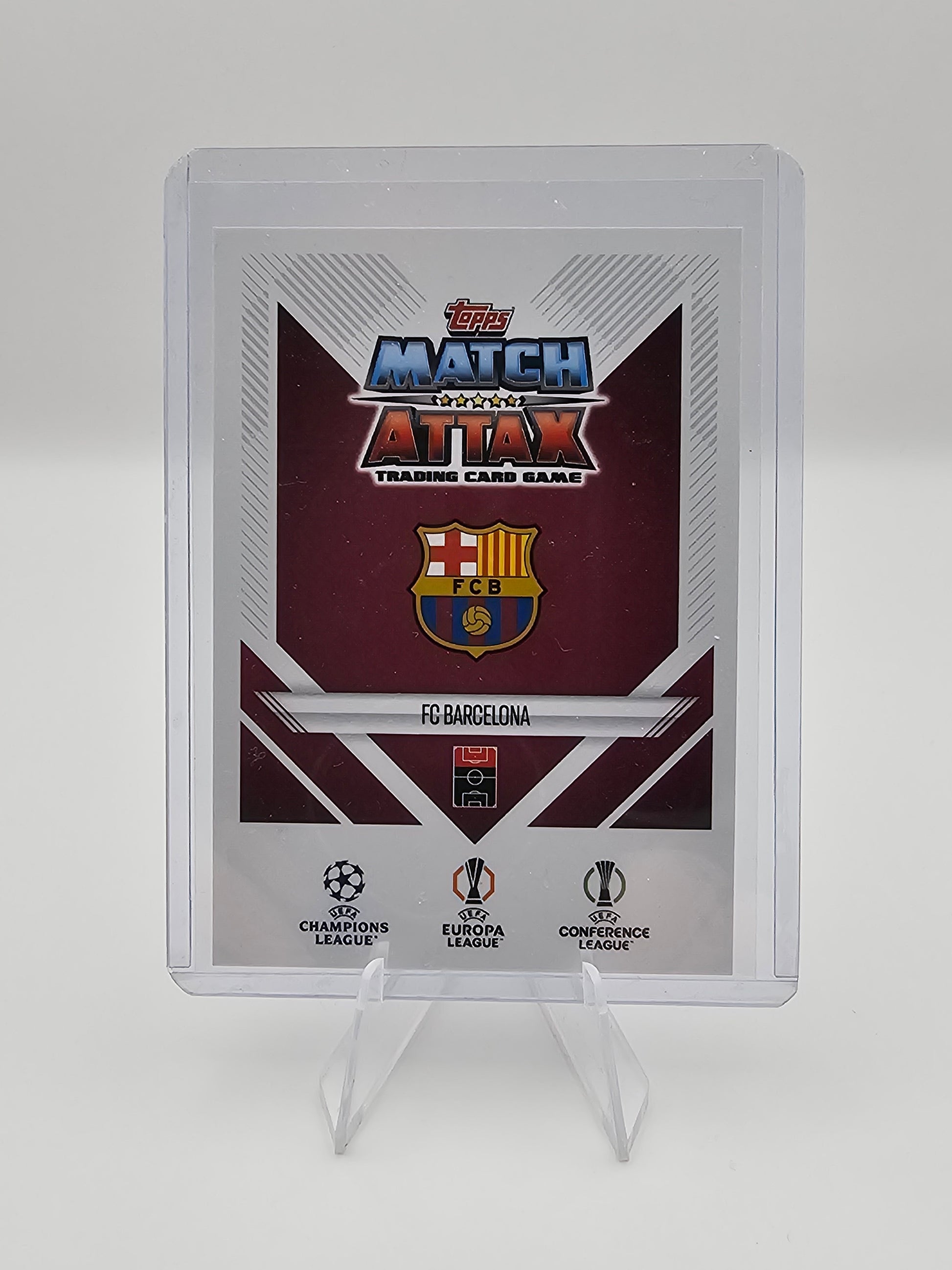 Lionel Messi Vintage Vibes Legend (Back of football card)