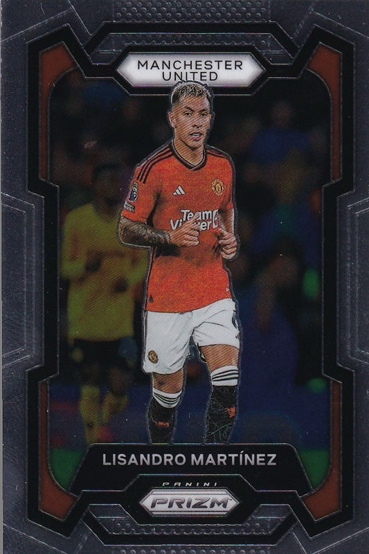 Lisandro Martinez Base Card #40 - Panini Prizm Premier League 23-24 (Manchester United)