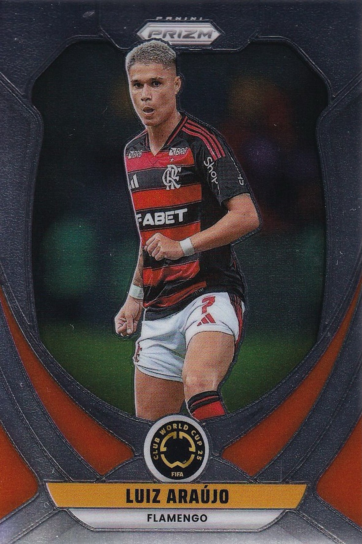 Luiz Araujo Base Card #107 - Panini Prizm FIFA Club World Cup 25 (2025) - Flamengo
