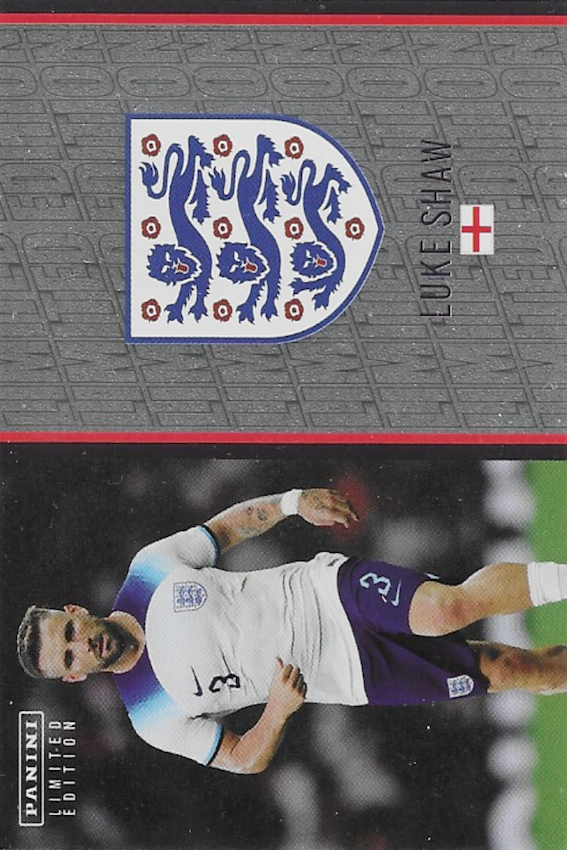 Luke Shaw Panini Limited Edition Card - Adrenalyn XL England 2024 Tournament Edition