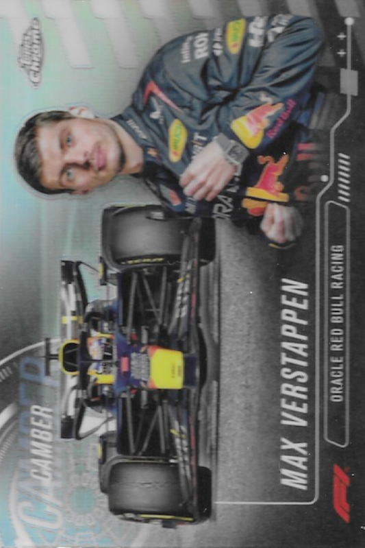 Max Verstappen 2024 Topps Chrome #CAM-1 Camber MGC Mint 9 Graded Card, F1 Racing, Red Bull, Formula 1, Sports Memorabilia