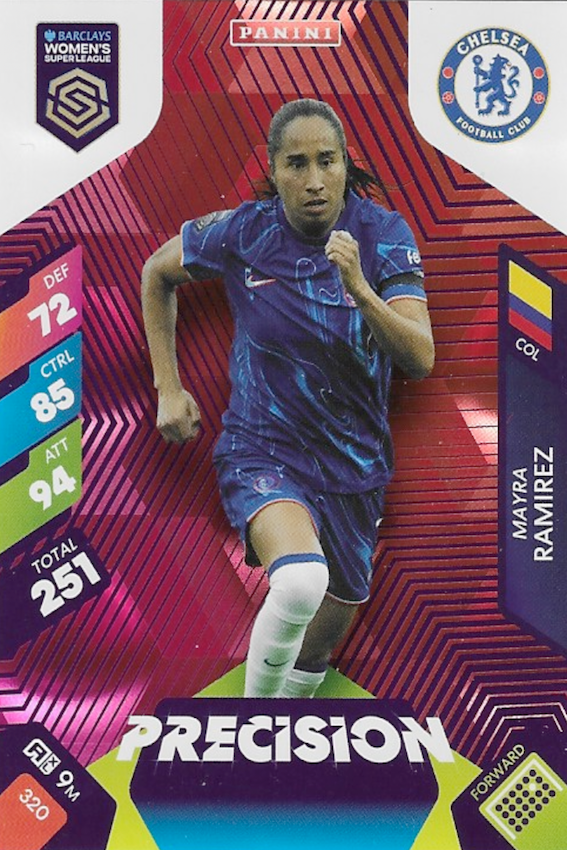 MAYRA RAMIREZ PRECISION Card #320 - WSL 2025 Women's Super League - Panini Adrenalyn XL (Chelsea)