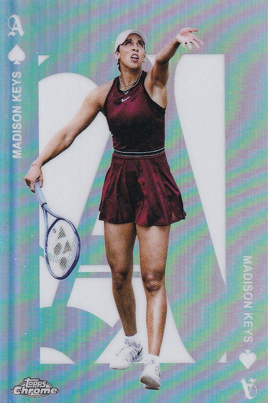 Madison Keys Aces Insert #ACE-17 - Buy 2025 Topps Chrome Tennis Card