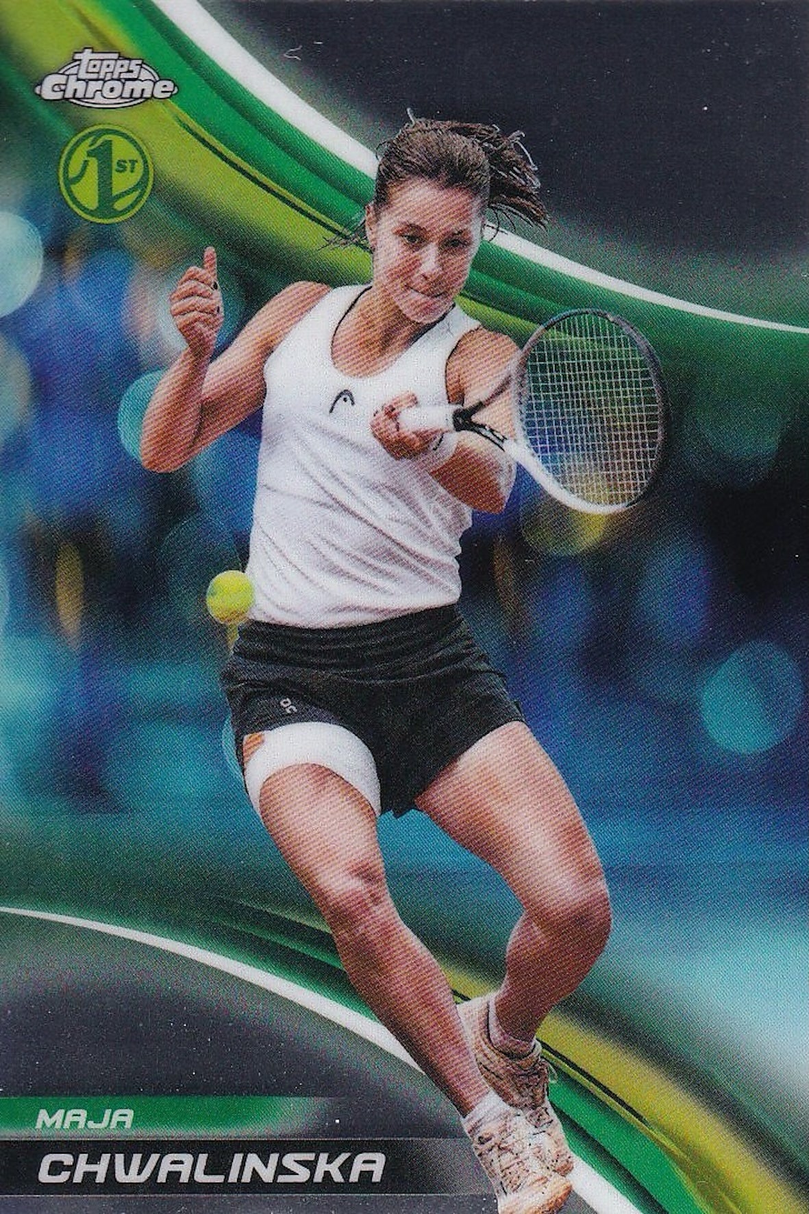 Maja Chwalińska 1st Base Card #192 - Topps Chrome Tennis 2025