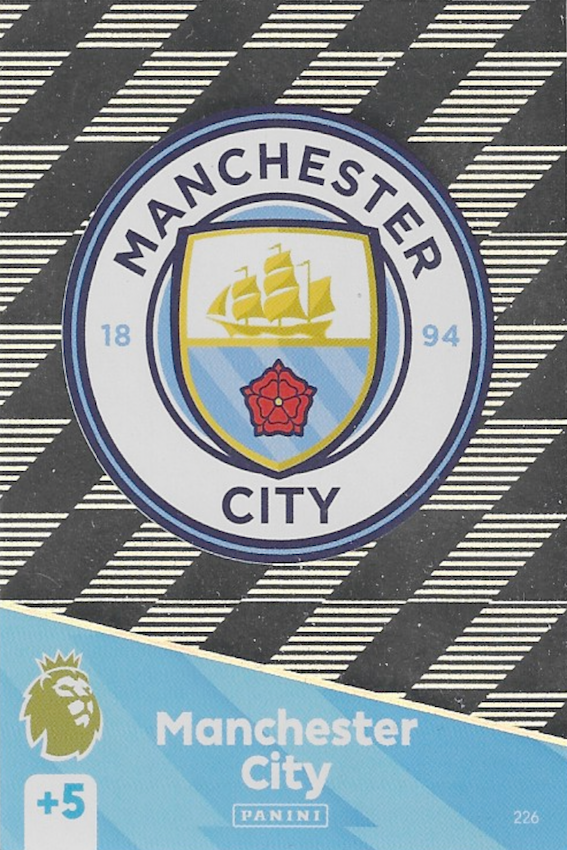 Manchester City Club Crest Card No #226 - Adrenalyn XL 2025 Premier League