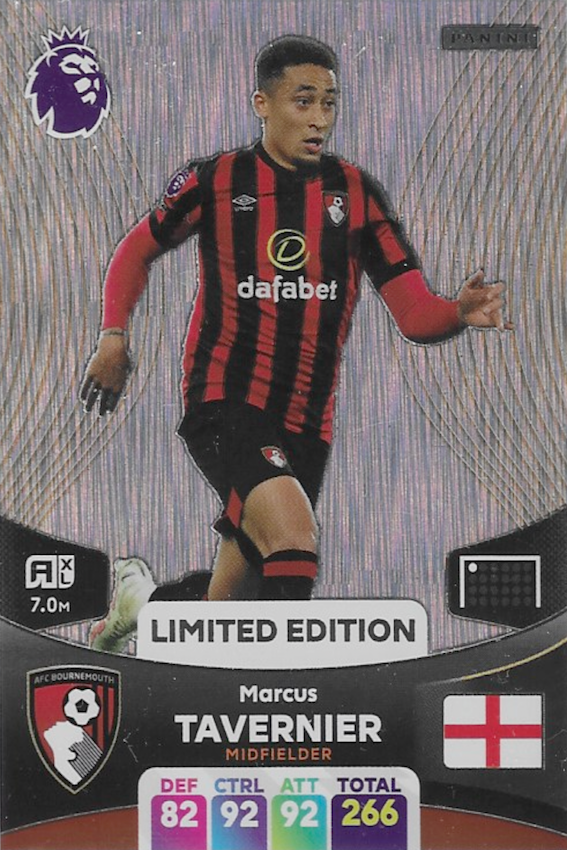 Marcus Tavernier Limited Edition Card - Adrenalyn XL 2024 Premier League by Panini