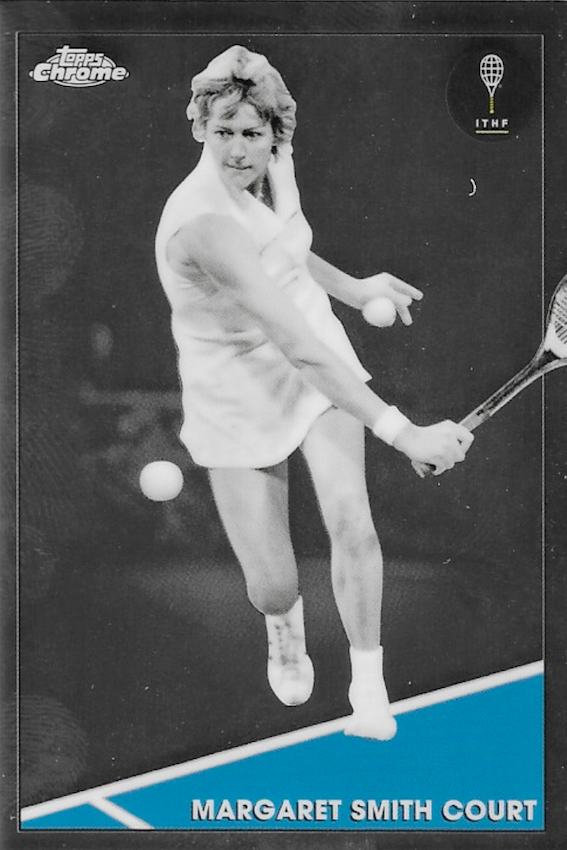 Margaret Smith Court Card Number 80 - Topps Chrome Tennis 2021