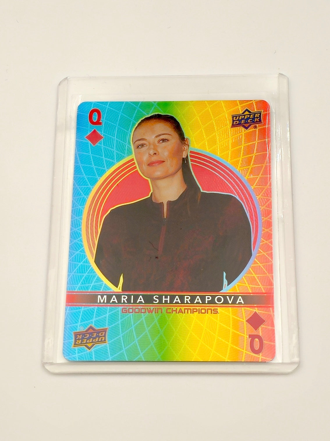 Maria Sharapova 2022 Upper Deck Goodwin Champions Playing Cards Q Diamonds