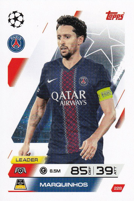 Marquinhos Base Card #228 - Topps Match Attax 25/26 (2025/2026) PSG