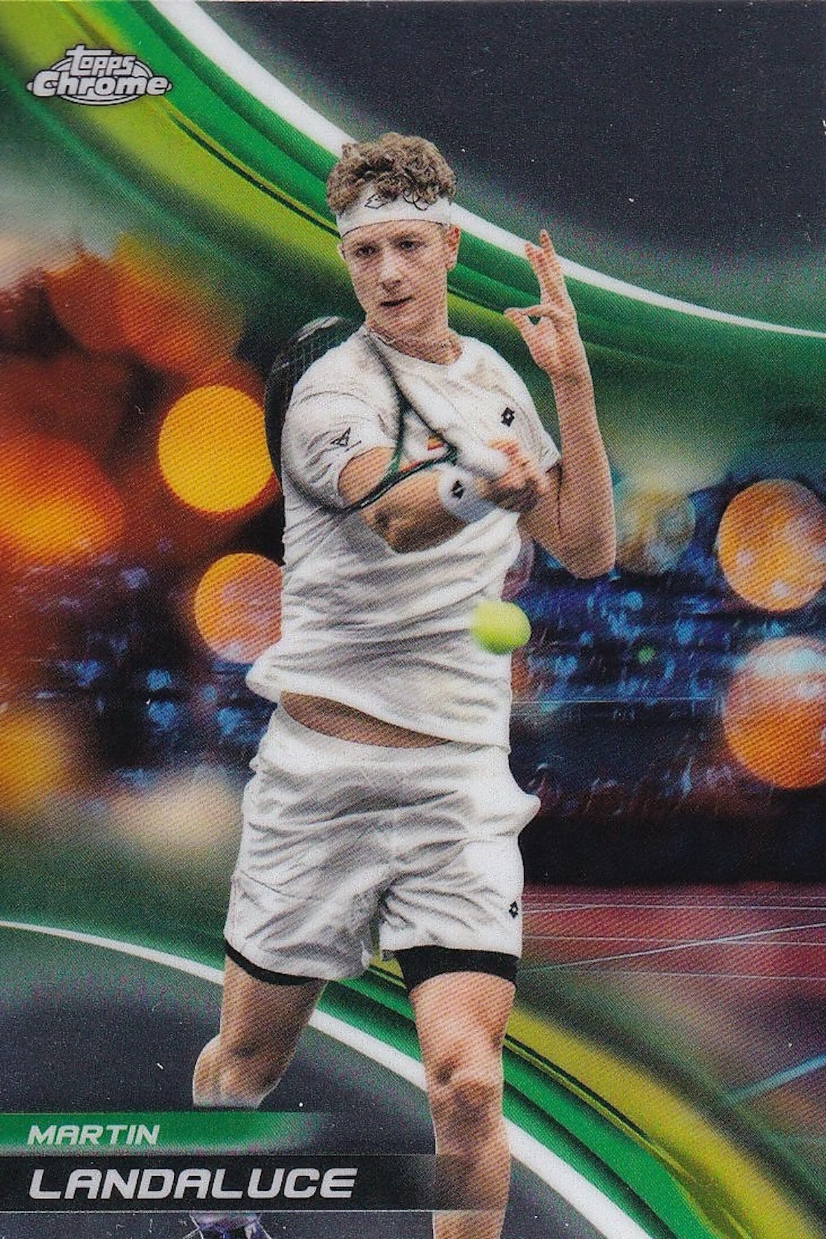 Martin Landaluce Base Card #183 - Topps Chrome Tennis 2025